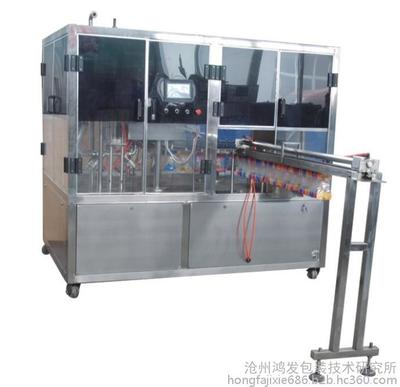 供應鑫鴻發牌全自動豪華型吸嘴自立袋灌裝機 專業豆漿豆奶包裝解決方案